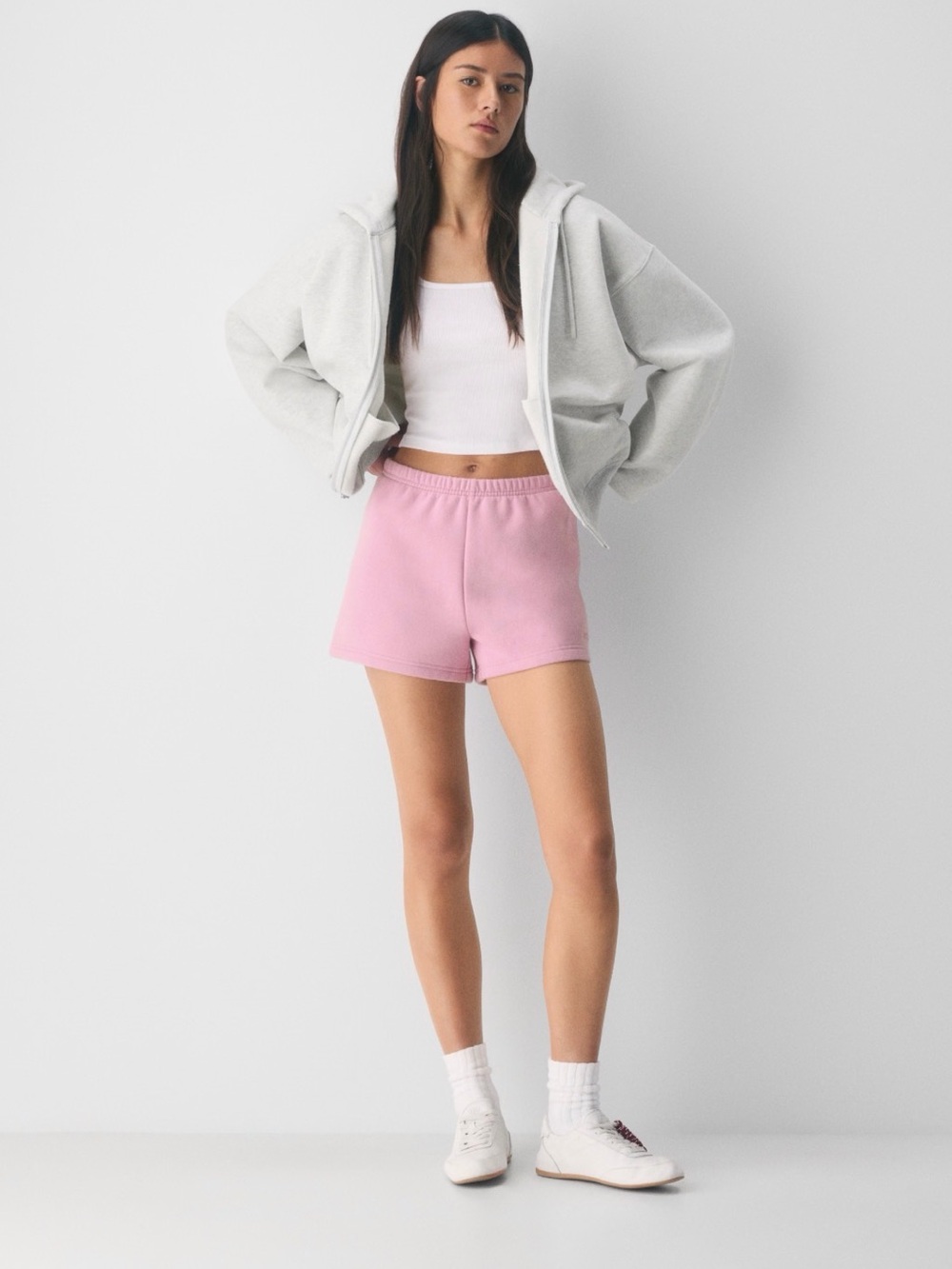 Aritzia TNA Airy Fleece Perfect Shorts